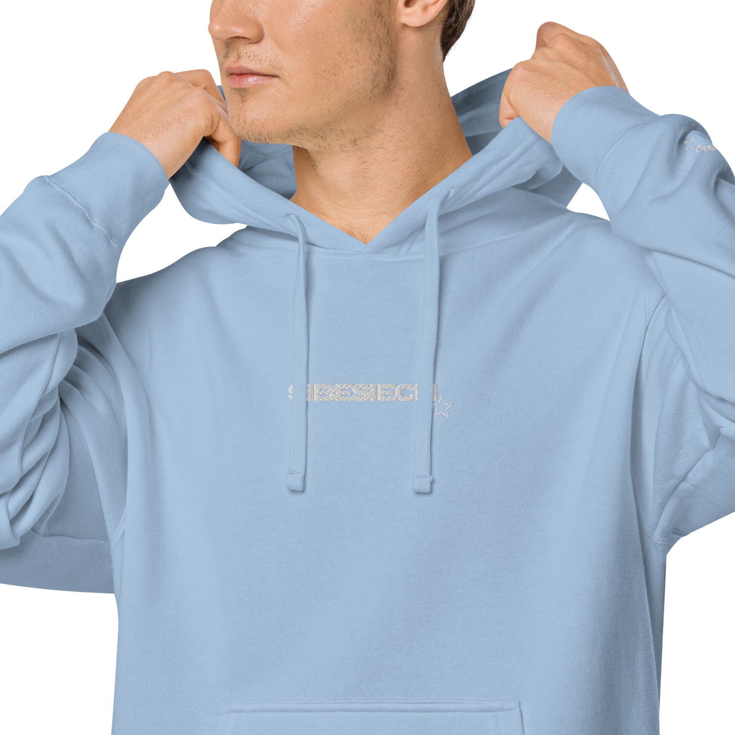 Pigmentgefärbter Unisex-Hoodie "SIBESIECH"