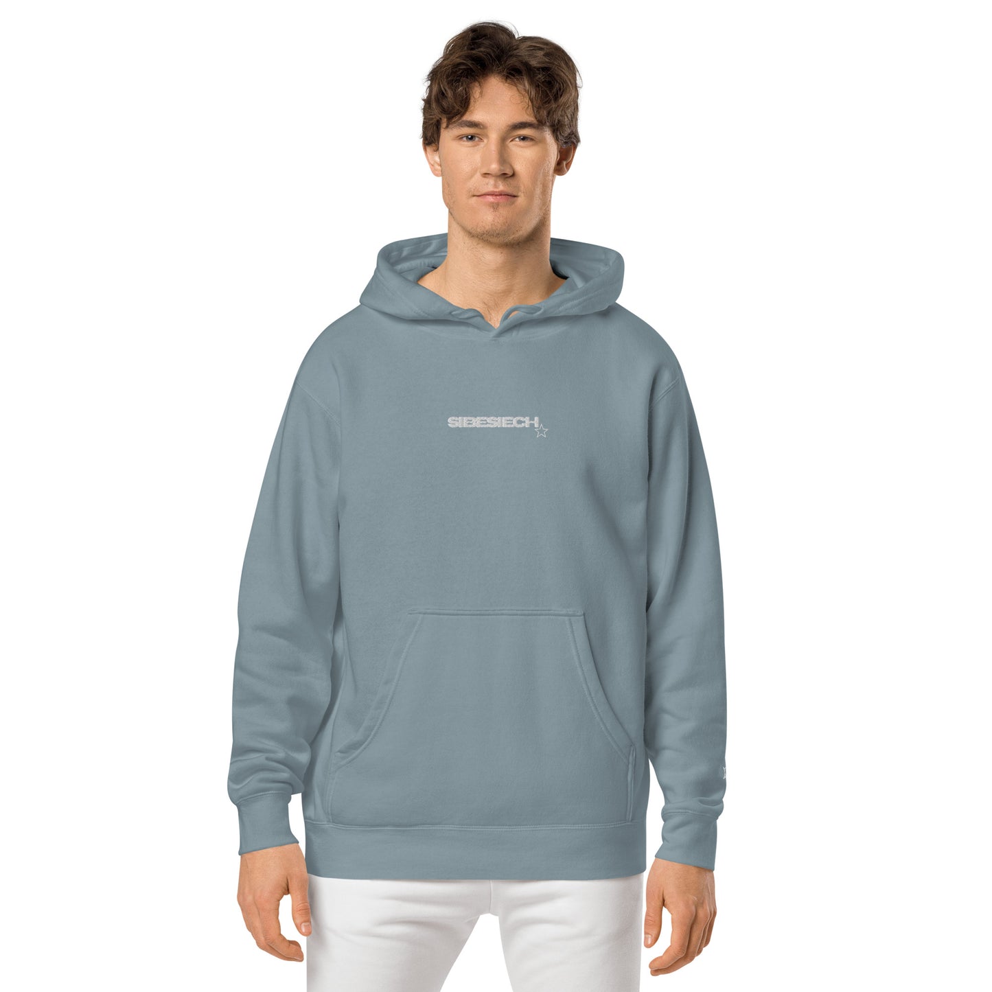 Pigmentgefärbter Unisex-Hoodie "SIBESIECH"