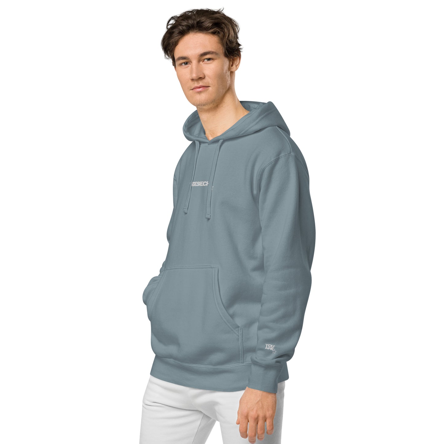 Pigmentgefärbter Unisex-Hoodie "SIBESIECH"