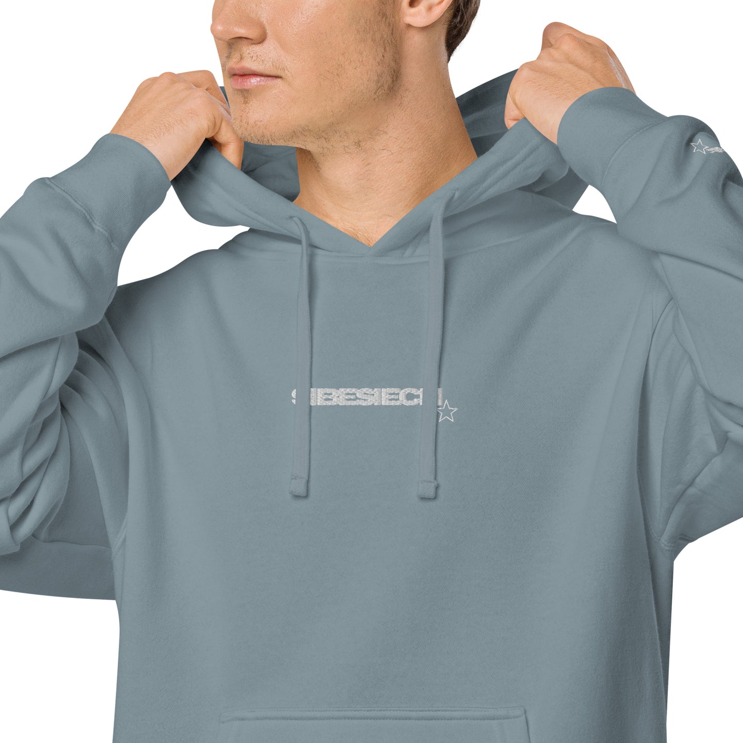 Pigmentgefärbter Unisex-Hoodie "SIBESIECH"