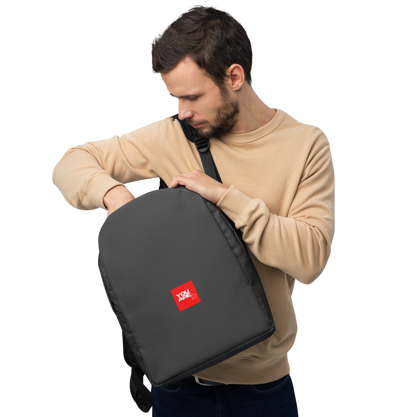 Minimalistischer Rucksack