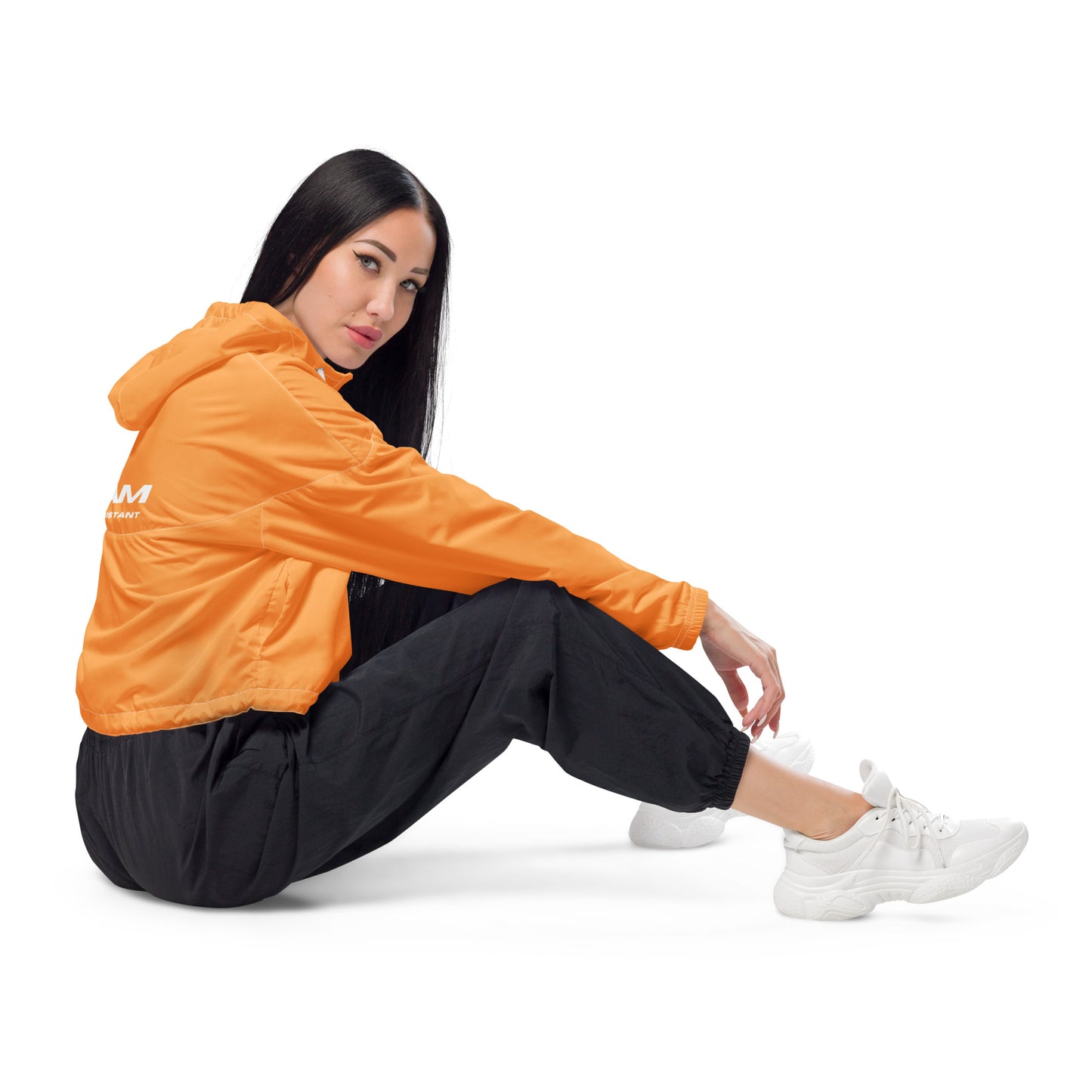 Bauchfreier Damen-Windbreaker für Damen