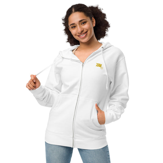 Unisex-Zip-Hoodie aus Fleece