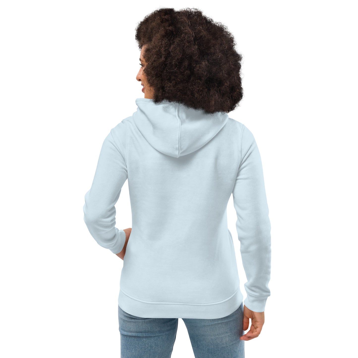 Enganliegender bio-hoodie für damen