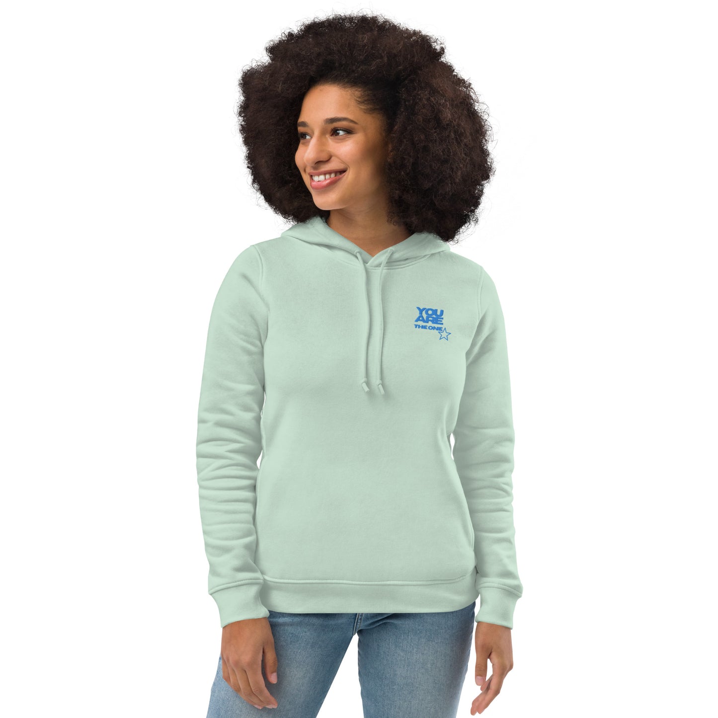 Enganliegender bio-hoodie für damen