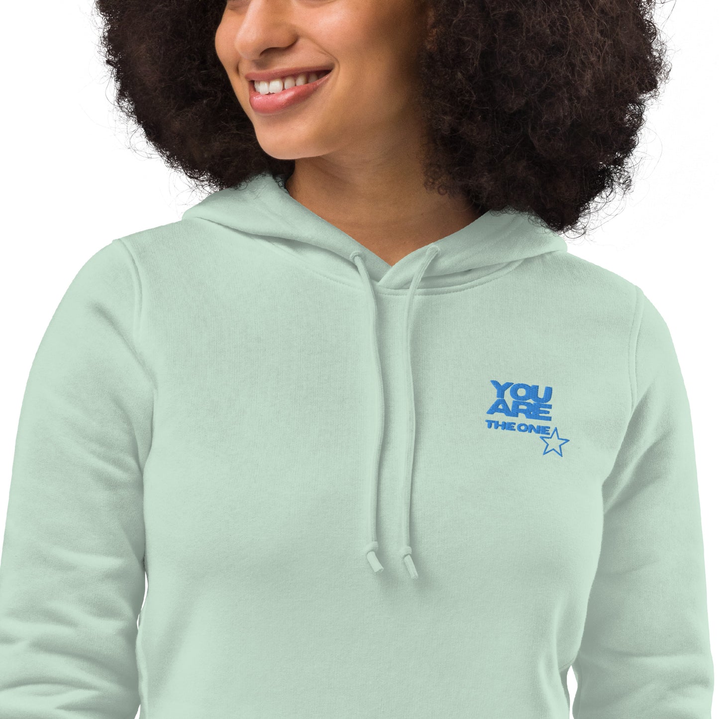 Enganliegender bio-hoodie für damen