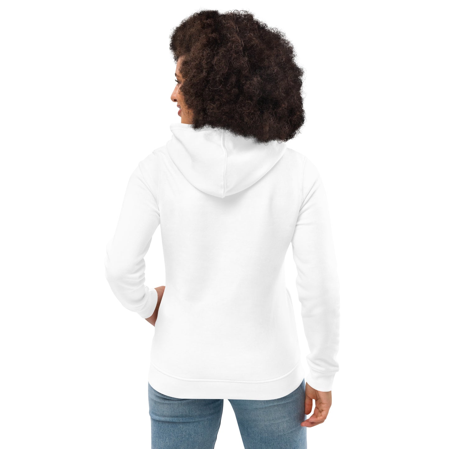 Enganliegender bio-hoodie für damen